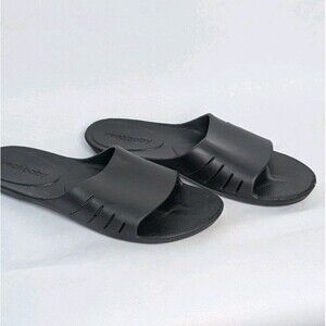 Yeah Baby Black Cloud Spa Slide Sandals Synthetic Mens XL Size 10 Narrow Unisex